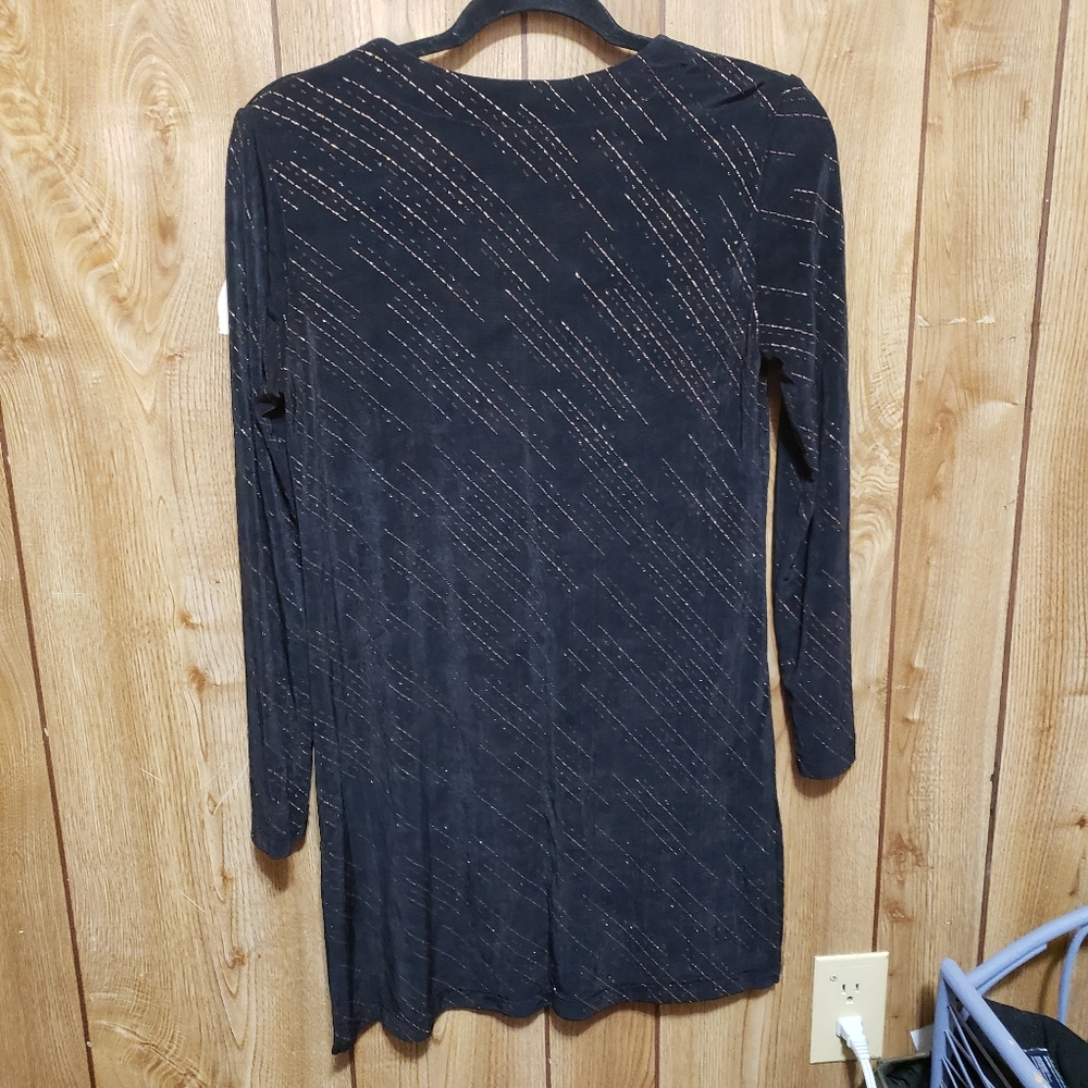 Sparkly Knit 3 Button Duster Jacket Size M Rabbit Rabbit Rabbit Designs - Picture 2 of 5